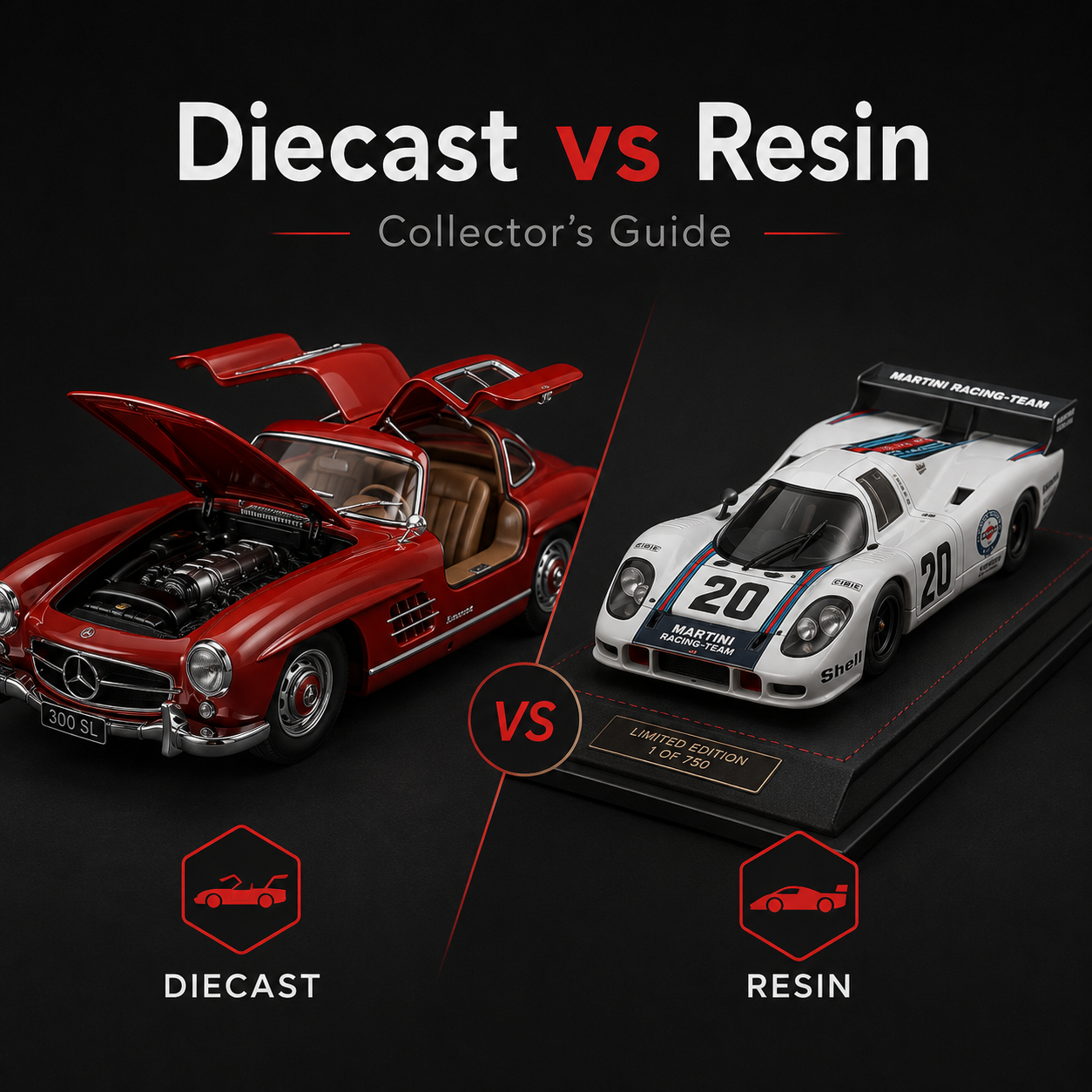 Diecast vs Resin Models: A Collector’s Guide
