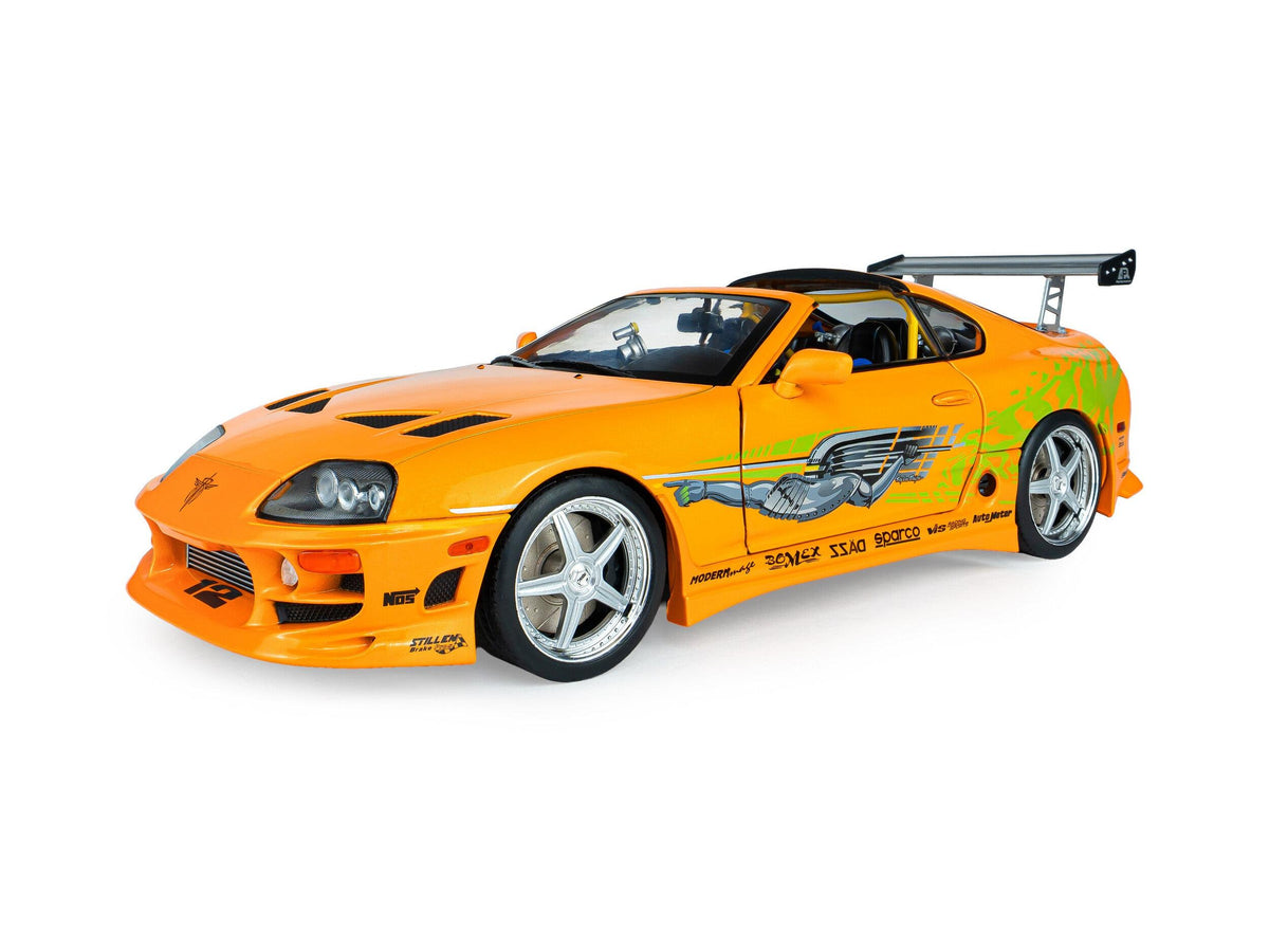 Toyota Supra Mk4 (A80) Fast and Furious 1 Brian Toit Ouvert 2001 1:18 Solido Modèle réduit