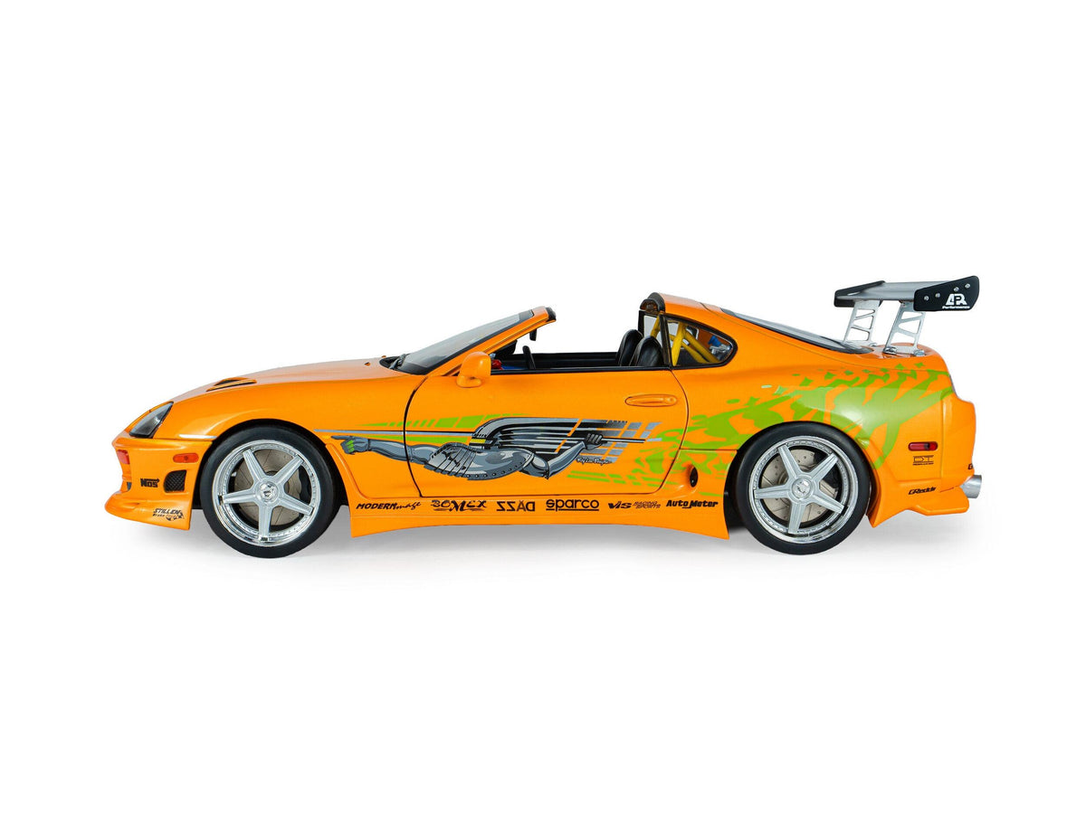 Toyota Supra Mk4 (A80) Fast and Furious 1 Brian Toit Ouvert 2001 1:18 Solido Modèle réduit