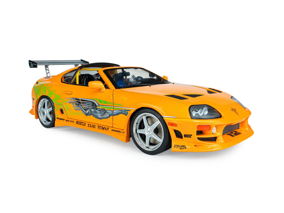Toyota Supra Mk4 (A80) Fast and Furious 1 Brian Toit Ouvert 2001 1:18 Solido Modèle réduit