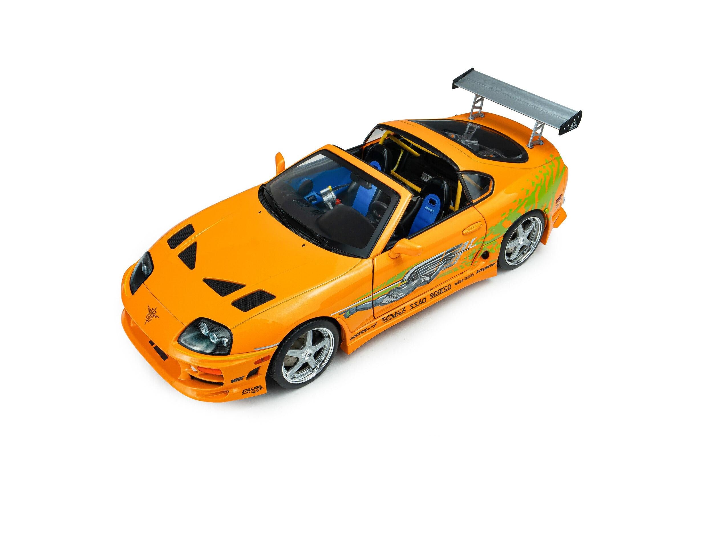 Toyota Supra Mk4 (A80) Fast and Furious 1 Brian Toit Ouvert 2001 1:18 Solido Modèle réduit