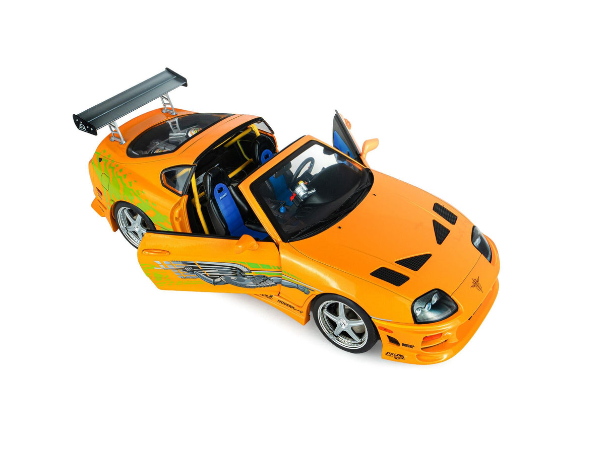Toyota Supra Mk4 (A80) Fast and Furious 1 Brian Toit Ouvert 2001 1:18 Solido Modèle réduit