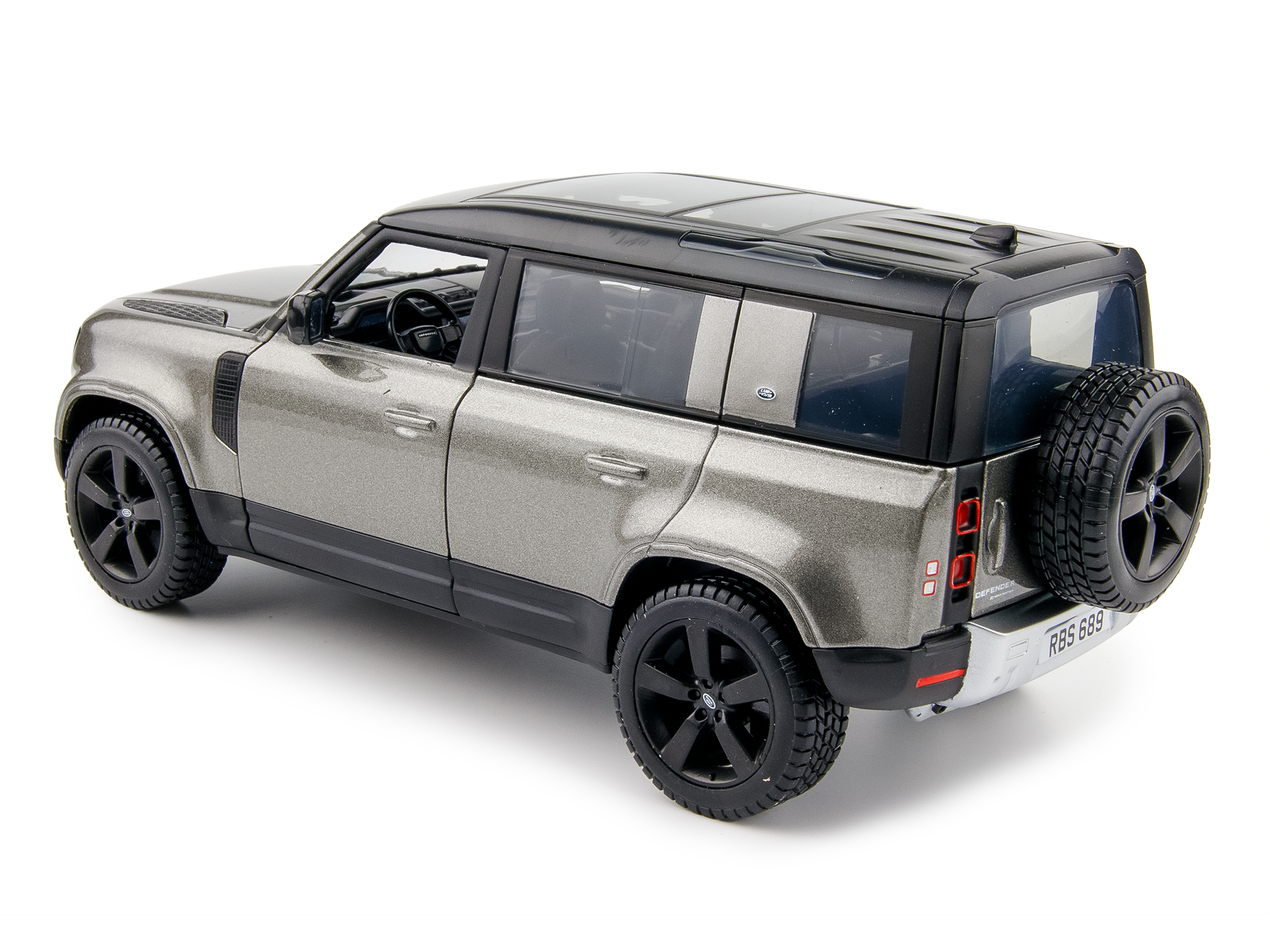 Land Rover Defender 110 grey - 1:24 Scale Model Car