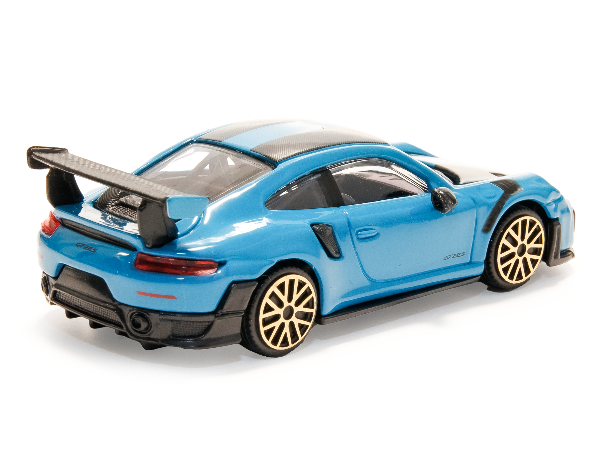 Porsche 911 GT2 RS blue - 1:43 Scale Toy Car
