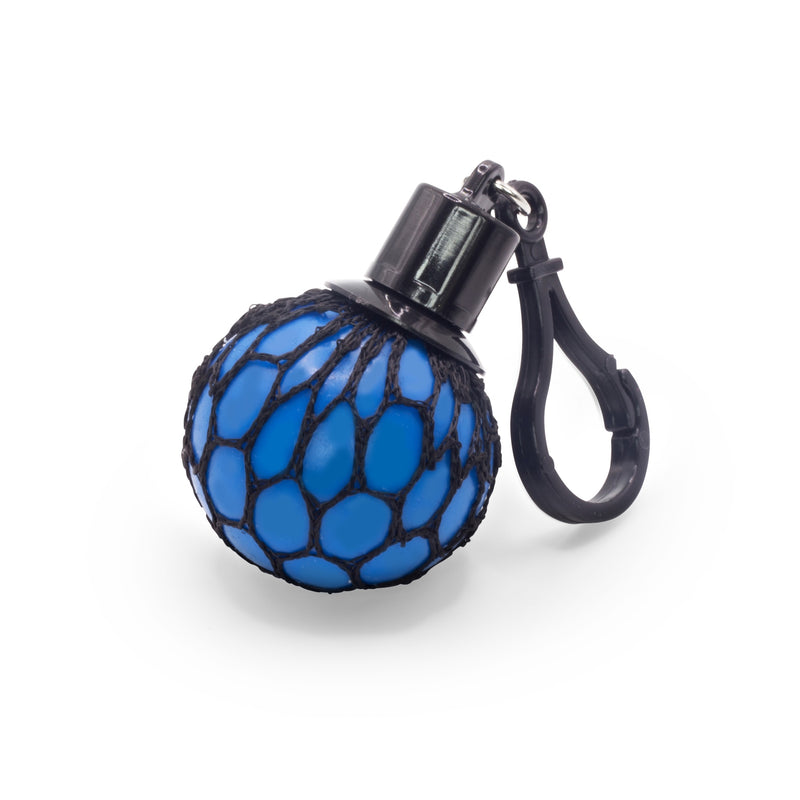 Meshball Keychain Black and Neon