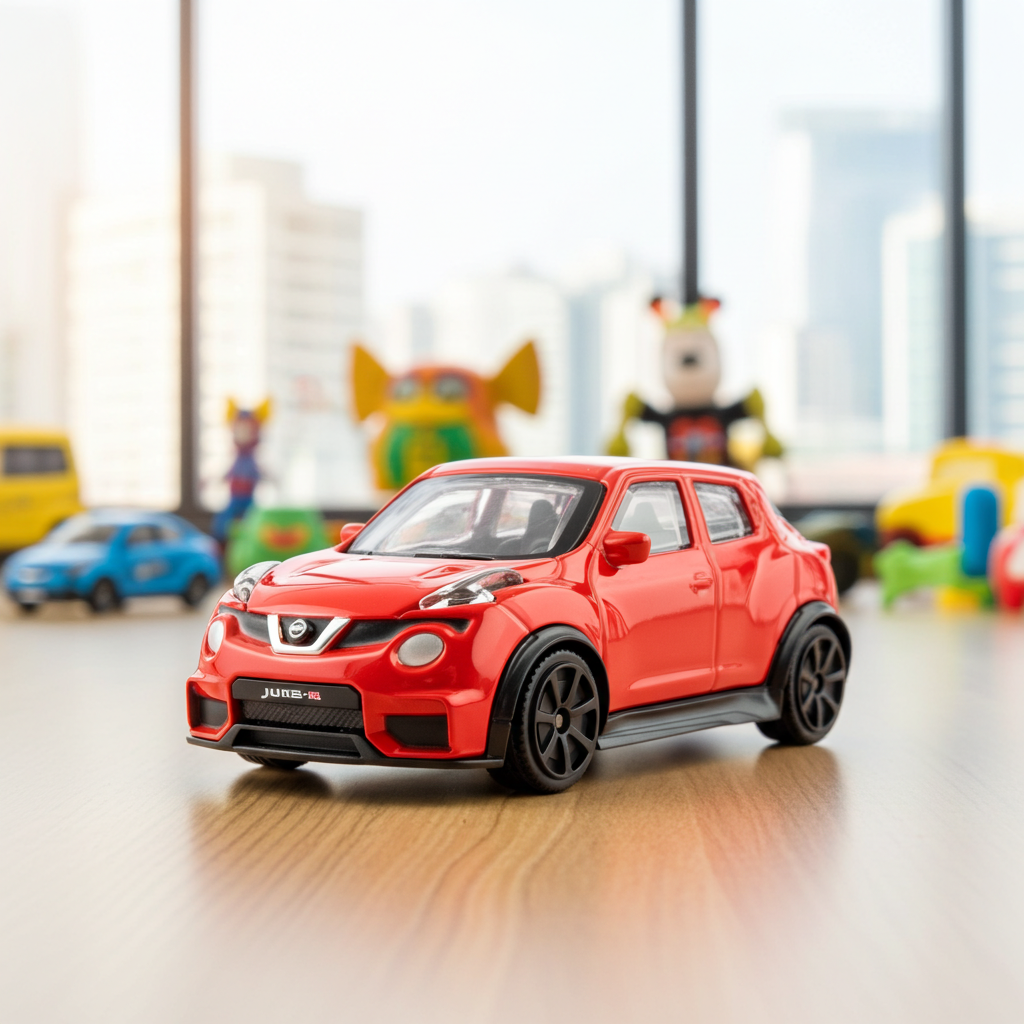 Nissan Juke R red - 1:43 Scale Toy Car