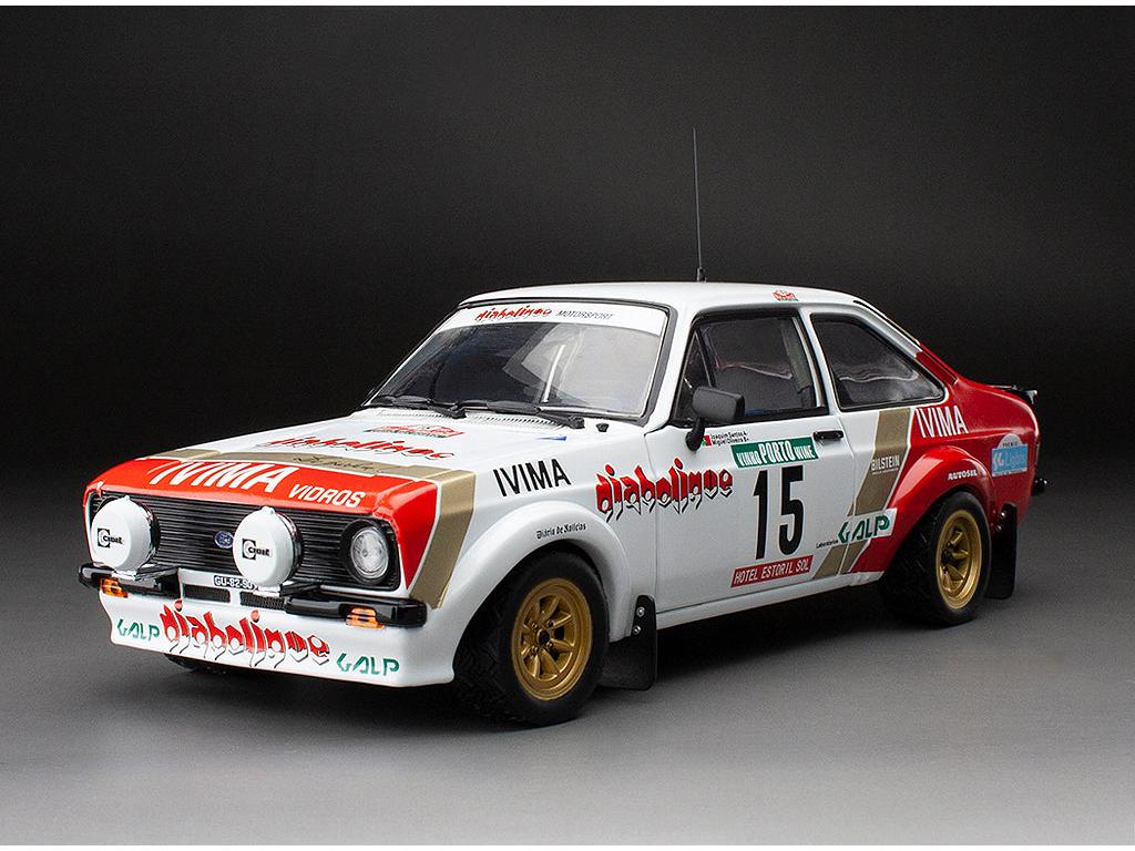 Ford Escort RS1800 #15 Santos and Oliveira Rallye de Portugal Vinho do Porto 1983 1:18 Scale Sun Star Diecast Model