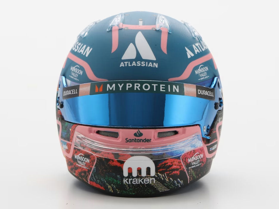 fahrradhelme japan Alexander Albon F1 Japan GP 2025 Helm 1:5 Spark Resin Modell Nachbildung