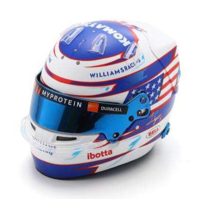 Logan Sargeant F1 2024 Helmet 1:5 Scale Spark Resin Replica-Spark-Diecast Model Centre