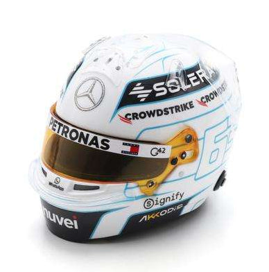 George Russell Qatar F1 GP 2024 Helmet 1:5 Scale Spark Resin Replica