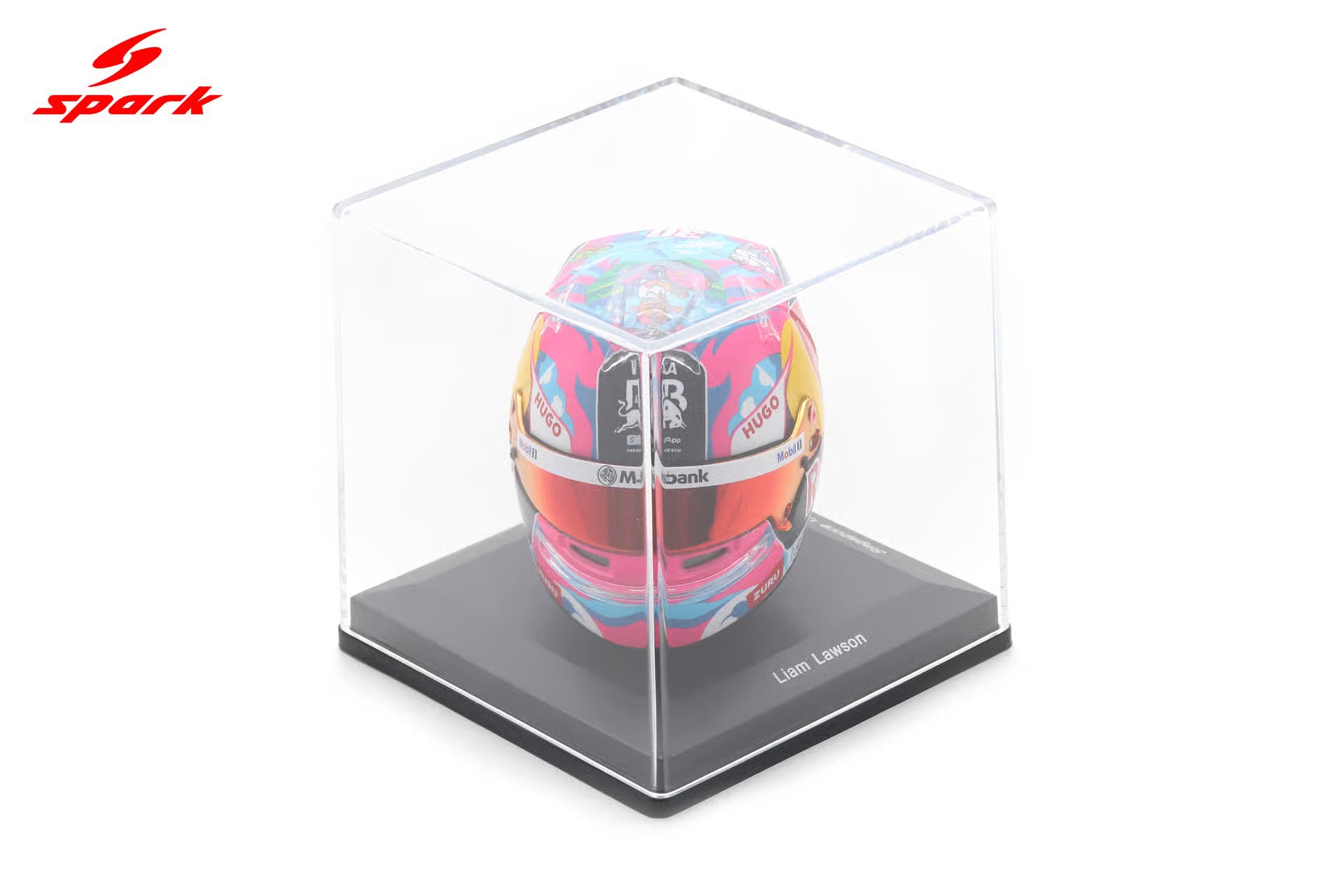 Liam Lawson F1 Singapore GP 2025 Helmet 1:5 Scale Resin Replica – Spark