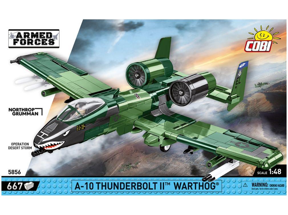 A10 Thunderbolt II Armed Forces (650 pcs) Cobi Brick Build Kit-Cobi-Diecast Model Centre