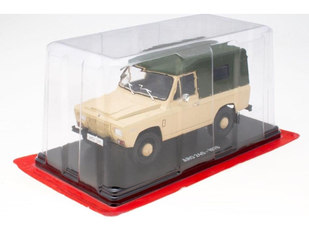 ARO 2401978 Sand/Green canvas top 1:24 Scale Unbranded Diecast Model Pickup-Unbranded-Diecast Model Centre