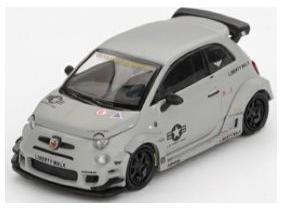 Abarth 595 LB-Works X Abas Works Fighters (LHD) Blister Packaging 1:64 Scale MINI GT Diecast Model Car-MINI GT-Diecast Model Centre