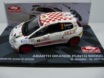 Abarth Grande Punto S2000 G Basso / M Dotta 2009 1:43 Scale Diecast Model-Unbranded-Diecast Model Centre