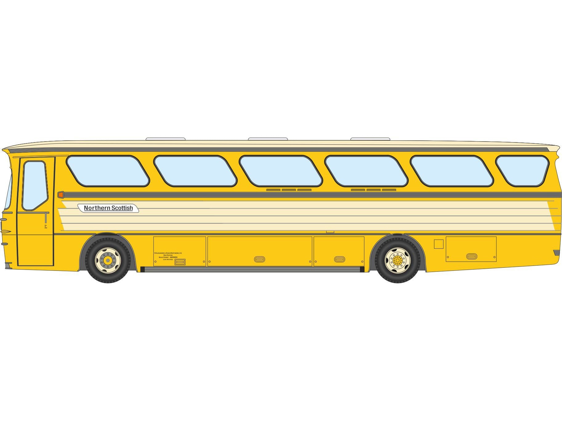 Alexander Northern M Type - 1:76 Scale Diecast Model Bus-Oxford Diecast-Diecast Model Centre