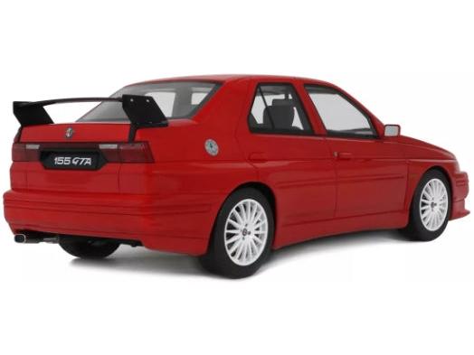 Alfa Romeo 155 GTA Stradale Alfa Red 130 1993 1:18 Scale Resin Model Car – OttOmobile-OttOmobile-Diecast Model Centre