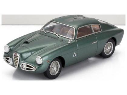 Alfa Romeo 1900C SS sn01840 Zagato Coupe 1957 Green Metallic 1:43 Scale Kess Resin Model-Kess-Diecast Model Centre