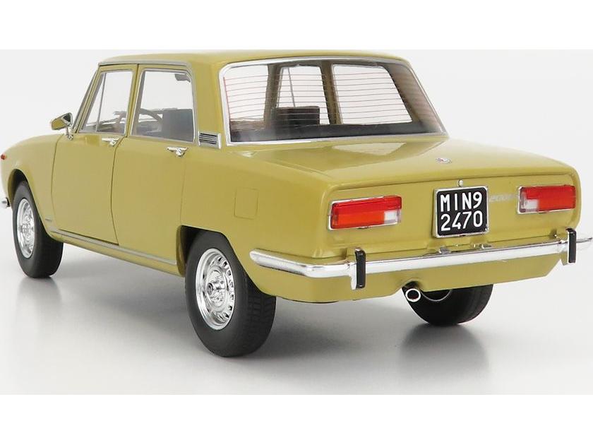 Alfa Romeo 2000 Berlina 1971 Giallo Piper 116 1:18 Scale Diecast Model Car – Mitica-Mitica-Diecast Model Centre