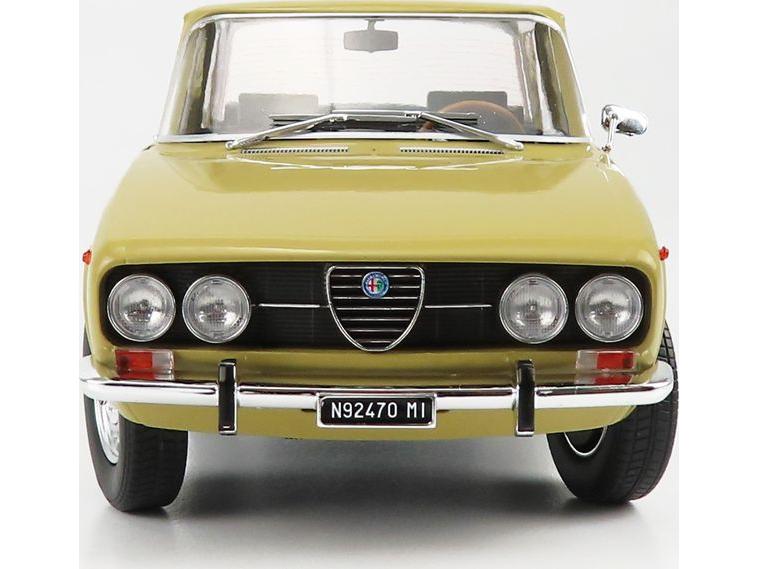 Alfa Romeo 2000 Berlina 1971 Giallo Piper 116 1:18 Scale Diecast Model Car – Mitica-Mitica-Diecast Model Centre