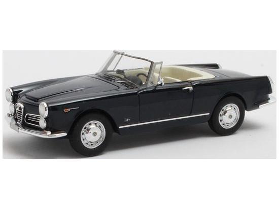 Alfa Romeo 2600 Spider Dark Blue 1962-1965 1:43 Scale Matrix Resin Model Car-Matrix-Diecast Model Centre
