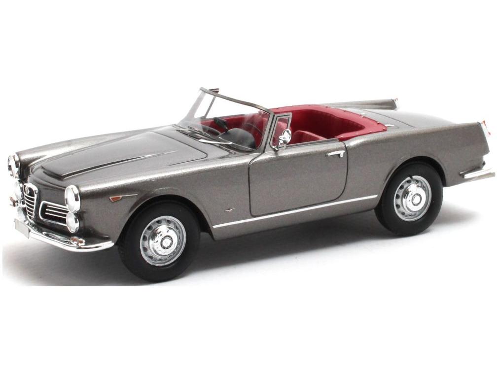 Alfa Romeo 2600 Spider Grey Metallic 1962-1965 1:43 Scale Matrix Resin Model Car-Matrix-Diecast Model Centre