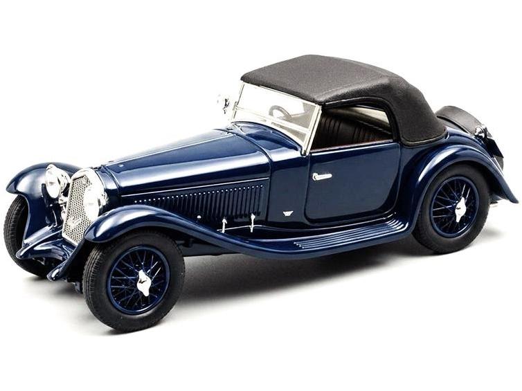 Alfa Romeo 6C 1750SV Figoni Closed Blue 1932 1:43 Scale Resin Car – Matrix-Matrix-Diecast Model Centre