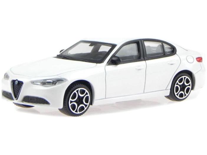 Alfa Romeo Giulia 2016 White 1:43 Scale Bburago Diecast Toy Car-Bburago-Diecast Model Centre
