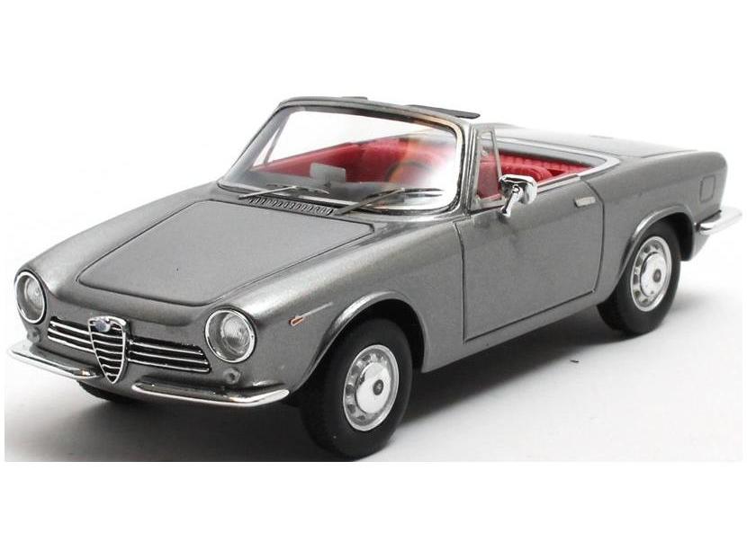 Alfa Romeo Giulia GT Spider Prototipo (105.03#00002) Grey Metallic 1963 1:43 Scale Matrix Resin Model Car-Matrix-Diecast Model Centre