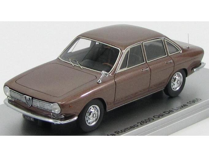 Alfa Romeo Osi 2600 deluxe 1965 - Brown 1:43 Scale Kess Resin Model-Kess-Diecast Model Centre