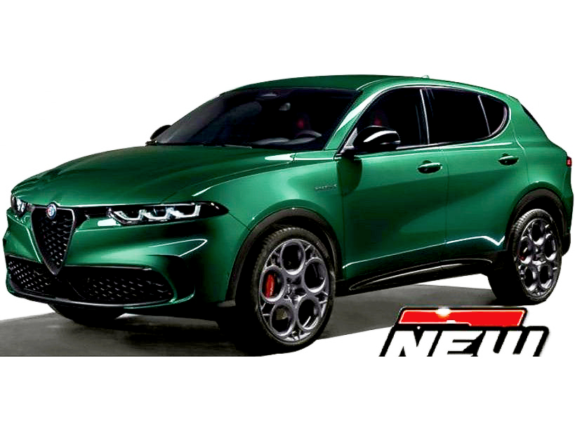 Alfa Romeo Tonale green Bburago 1:24 Scale Diecast Model Car