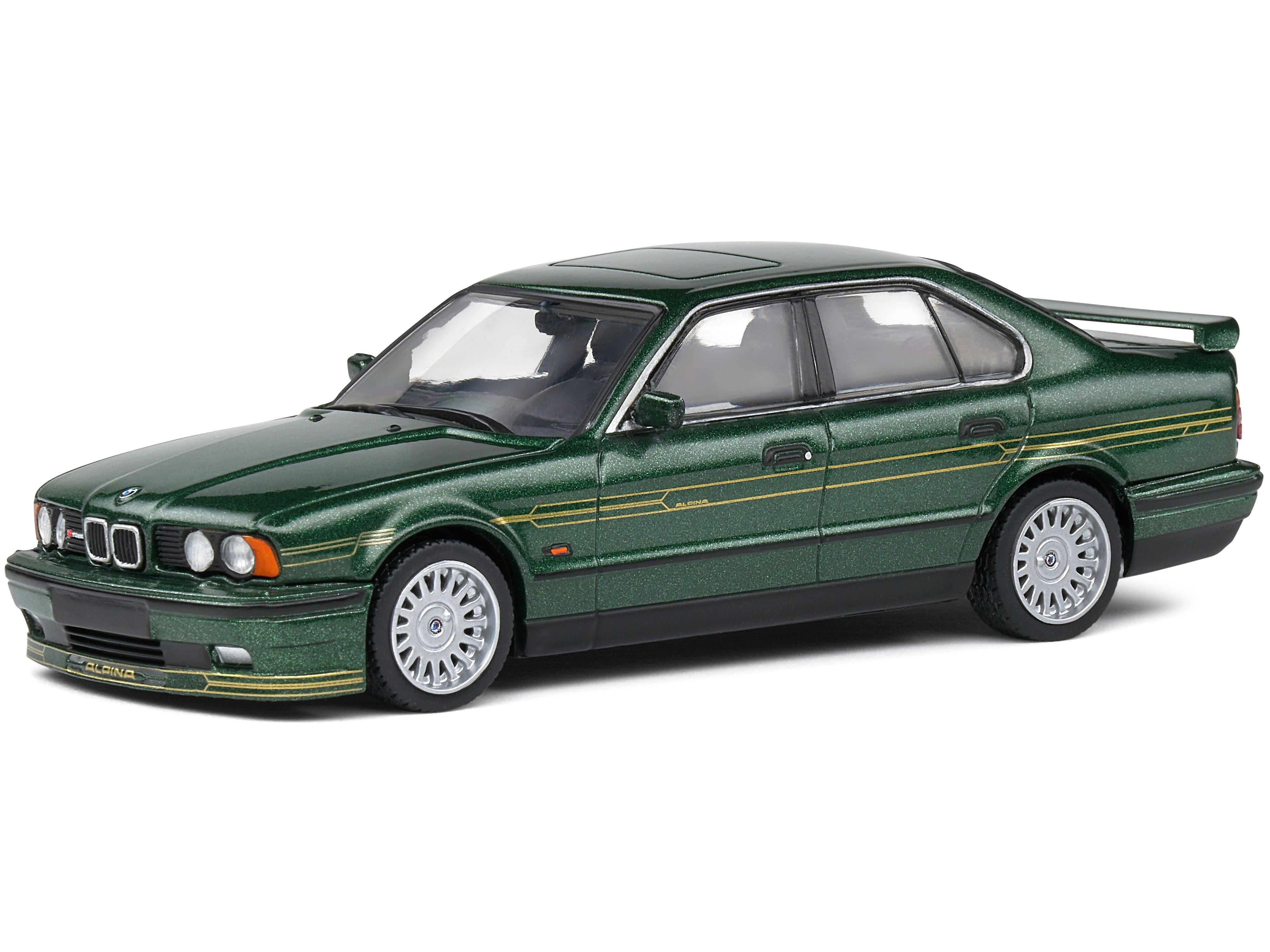 Alpina B10 (E34) Green 1:43 Scale Solido Diecast Model-Solido-Diecast Model Centre