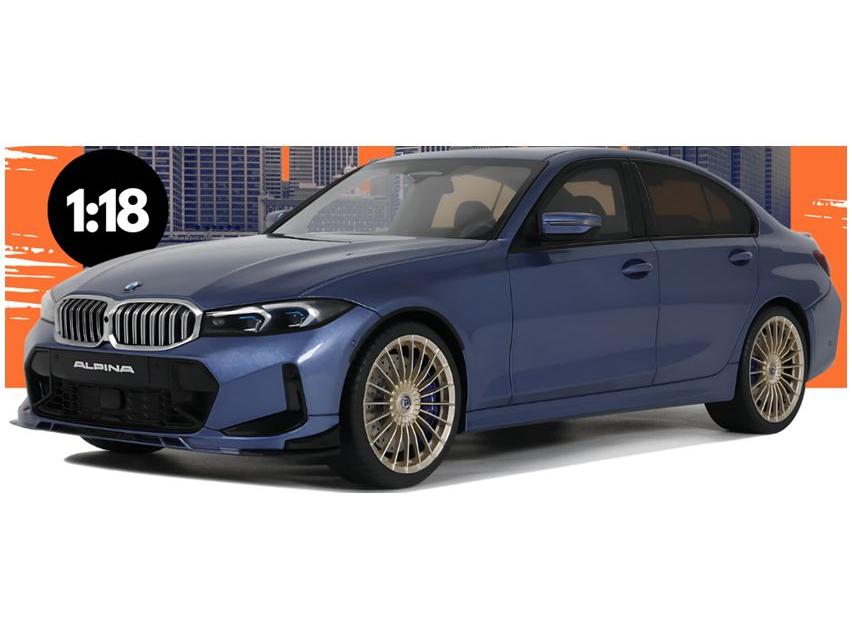 Alpina B3 GT Saloon Blue 2024 1:18 Scale GT Spirit Resin Model Car-GT Spirit-Diecast Model Centre