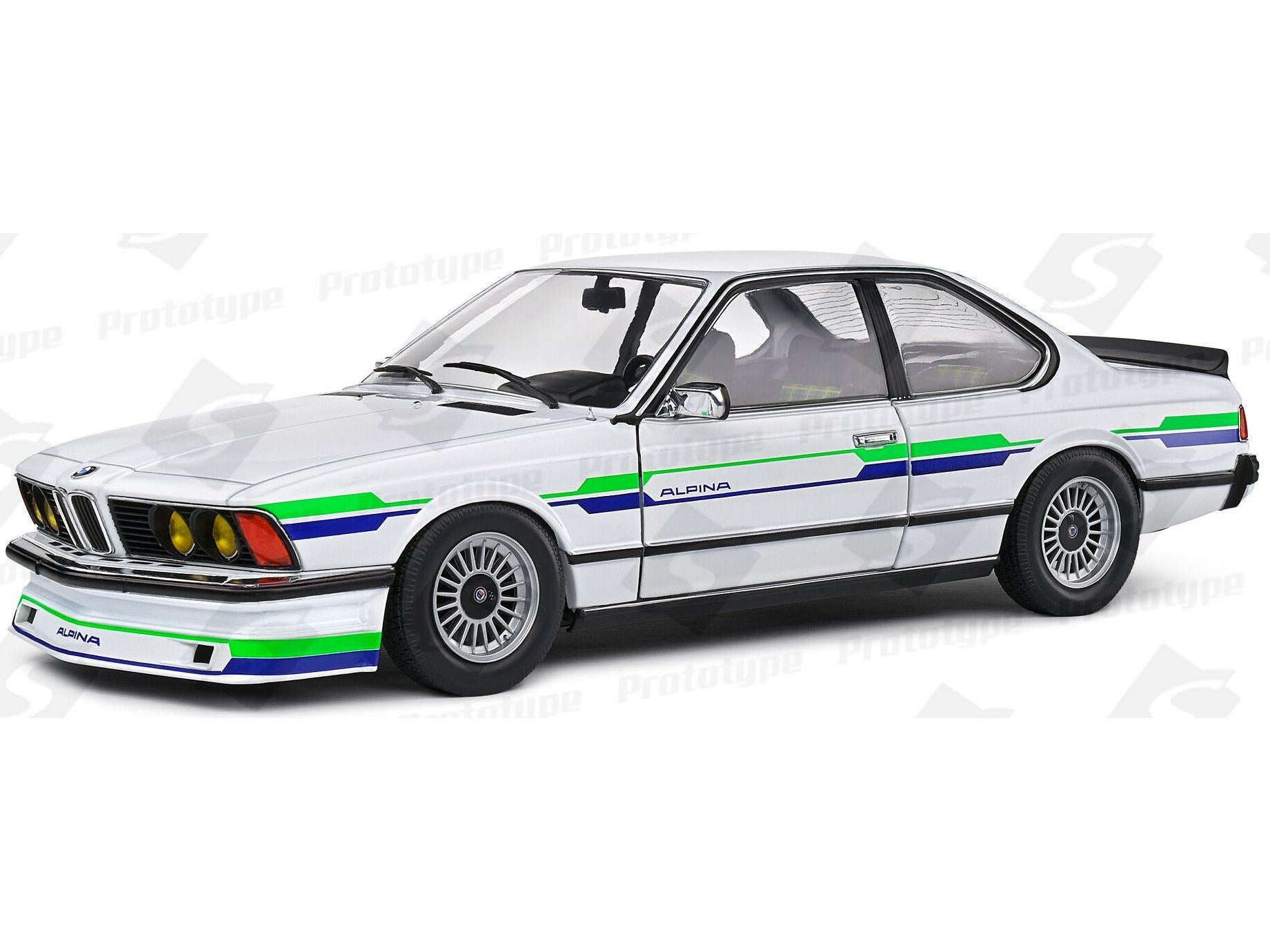 Alpina B7 Turbo (E24) 1984 White 1:18 Scale Solido Diecast Model-Solido-Diecast Model Centre
