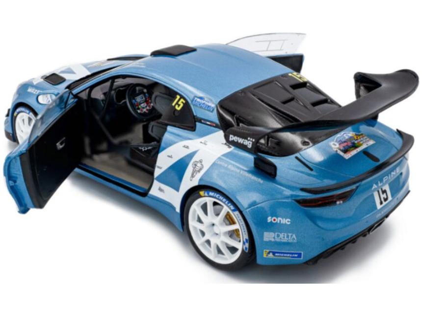 Alpine A110 RGT+ #15 R.Astier/D.Giraudet Rallye Du Mont Blanc 2024 1:18 Scale Solido Diecast Model-Solido-Diecast Model Centre