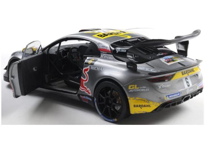 Alpine A110 RGT+ #6 S.Loeb/L.Godey Rallye Du Mont Blanc 2024 1:18 Scale Solido Diecast Model Car-Solido-Diecast Model Centre