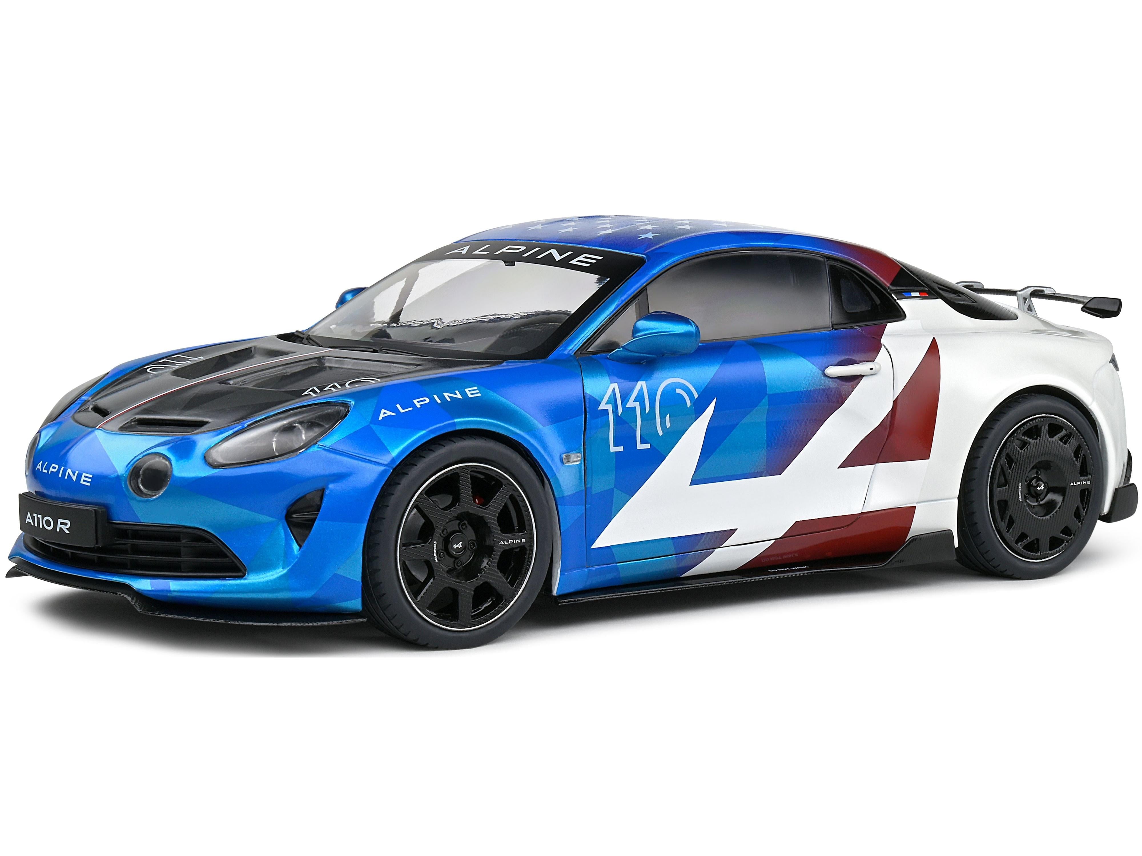 Alpine A110 Radicale 2020 Blue 1:18 Scale Solido Diecast Model-Solido-Diecast Model Centre