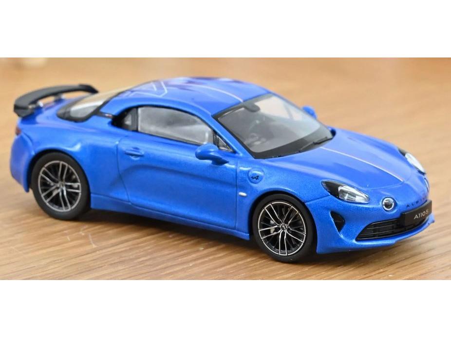 Alpine A110 S Pack Aero French Signature 2023 Alpine Blue 1:43 Scale Norev Diecast Model Car-Norev-Diecast Model Centre