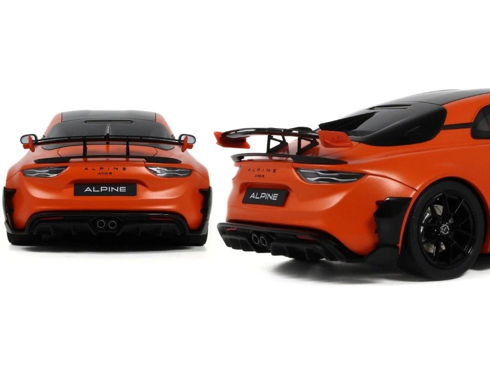 Alpine A110R Ultime Matte Orange Solar 2025 1:18 Scale Resin Car – OttOmobile Samurai Collection-OttOmobile-Diecast Model Centre