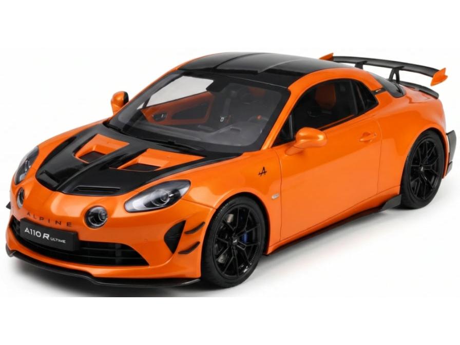 Alpine A110R Ultime Matte Orange Solar 2025 1:18 Scale Resin Car – OttOmobile Samurai Collection-OttOmobile-Diecast Model Centre