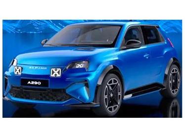 Alpine A290 Apine Vision Blue 1:43 Scale Norev Diecast Model Car-Norev-Diecast Model Centre