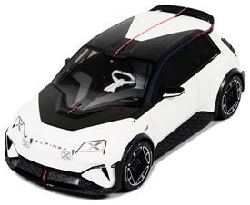 Alpine A290 B 2023 White 1:18 Scale OttOmobile Resin Model-OttOmobile-Diecast Model Centre