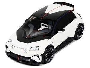 Alpine A290 B 2023 White 1:18 Scale OttOmobile Resin Model-OttOmobile-Diecast Model Centre