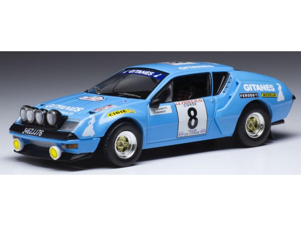 Alpine A310 #8 Gitanes Tour de Corse 1976 J.Ragnotti/J.Jaubert 1:43 Scale IXO Diecast Model Car-IXO-Diecast Model Centre