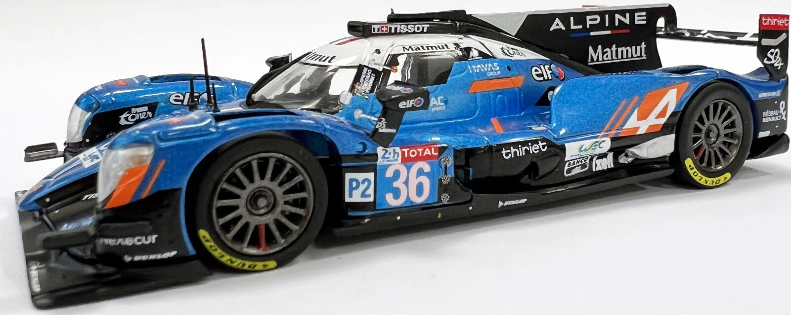 Alpine A470 Lapierre Thiriet Negrao 24H Le Mans 2018 1:43 Scale Diecast Model