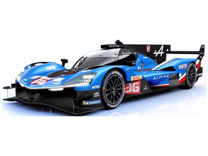 Alpine Model A424 LMDh Blue Makowiecki Gounon/Schumacher #36 Interlagos 2025 1:18 Scale Solido Diecast Model Car-Solido-Diecast Model Centre