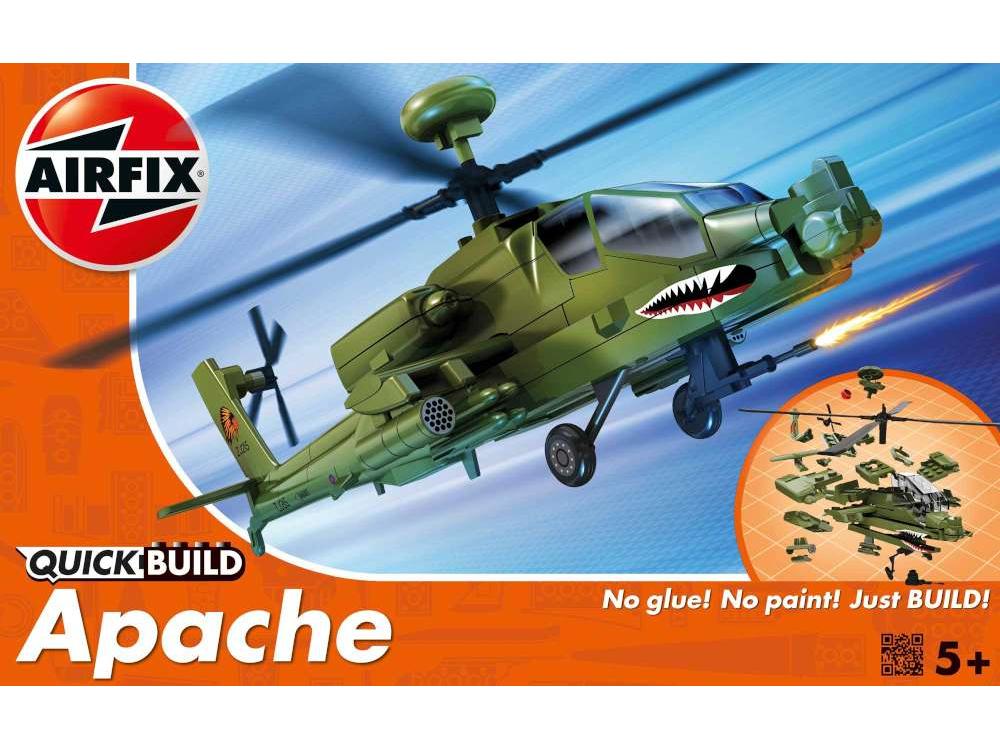 Apache Airfix QUICKBUILD Plastic Kit-Airfix-Diecast Model Centre