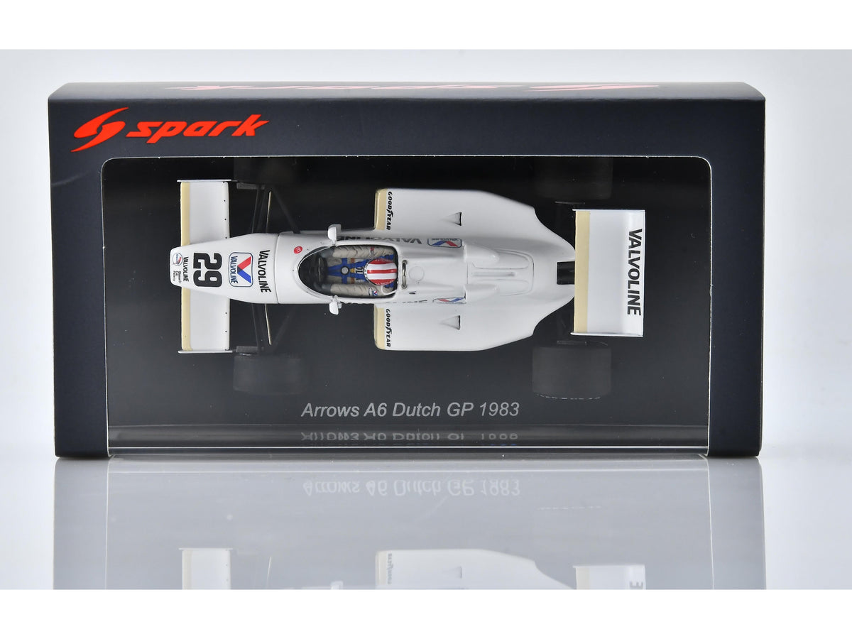 Arrows A6 #29 F1 Dutch GP 1983 Marc Surer 1:43 Scale Resin Car – Spark-Spark-Diecast Model Centre