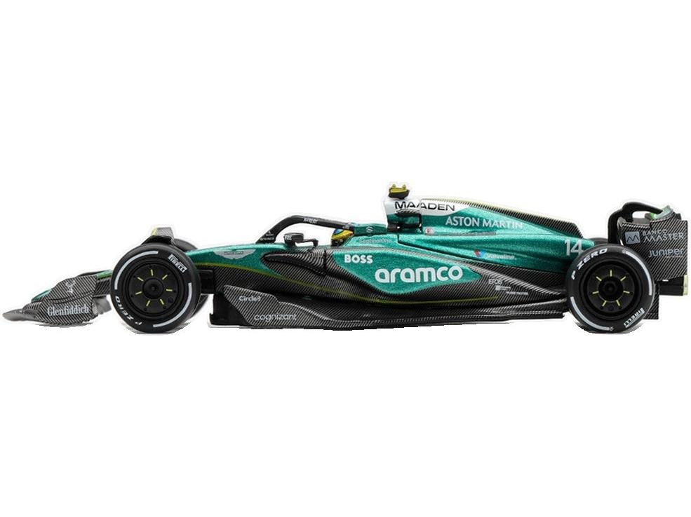 Aston Martin AMR24 #14 F1 Las Vegas GP 2024 Fernando Alonso 1:64 Scale Diecast Car – MINI GT-MINI GT-Diecast Model Centre