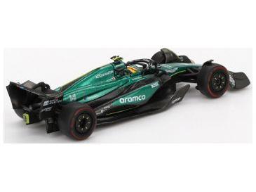 Aston Martin AMR24 #14 Fernando Alonso 2024 Bahrain GP Blister Packaging 1:64 Scale MINI GT Diecast Model Car-MINI GT-Diecast Model Centre